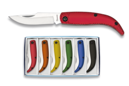 Navaja aluminio H.6.5cm colores A Albainox