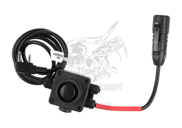 PTT Z134 con Conector Kenwood Z-Tactical