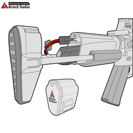 Extensor de hueco de bateria para Trident PDW Airtech Studios