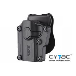 Pistolera rigida Universal para Zurdo Cytac - Negro