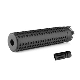 Silenciador KAC QD con bocacha incluida 175mmx38mm - Negro
