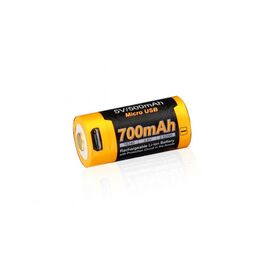 Bateria 16340 RCR123a 3.6V 700mAh Recargable por Micro-USB Fenix