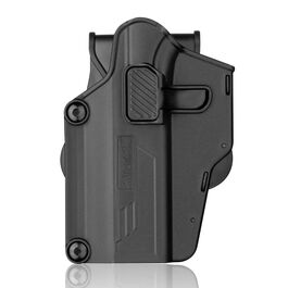 Pistolera universal ROT360 MultiFit Zurdo Amomax - Negro