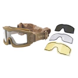 Airsoft-Gafas de Paintball para motocicleta, lentes transparentes con  microventilador, resistentes a los arañazos, gafas de