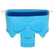 Tirador de goma con calavera para cargador de M4 - Azul