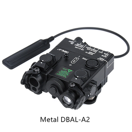 DBAL-A2 Laser IR/rojo y linterna Aluminio WADSN - Negro