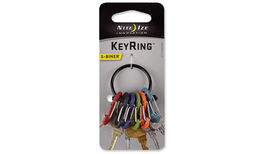 Llavero Keyring 6 Mosquetones Plástico Nite Ize - colores