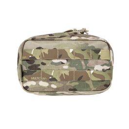 Medium Horizontal Molle Pouch Zipped Warrior - Multicam