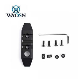 Rail de Aluminio 3 Slots MLOK y Keymod WADSN - Negro