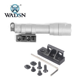 Montura M-LOK & Keymod para linterna M300/M600 WADSN - Negro