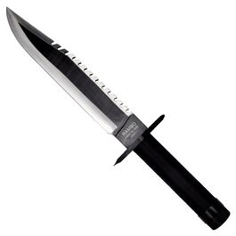Cuchillo de Caza Rambo I H22.5cm. - Negro