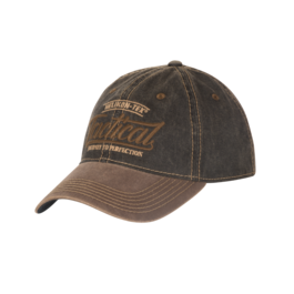 Gorra Trucker Cap Helikon - Dirty Washed Cotton Black and Brown