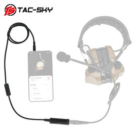 Cable adaptador de NATO TP-120 (Auriculares tipo COMTA) a Jack de 3.5mm