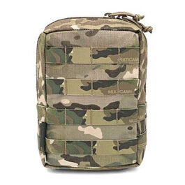 Large Molle Utility Pouch Zipped Warrior - Multicam