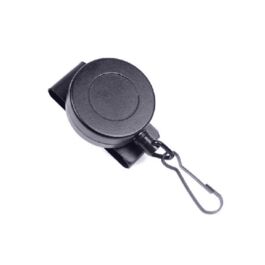 Lanyard automatico enrollable - Negro