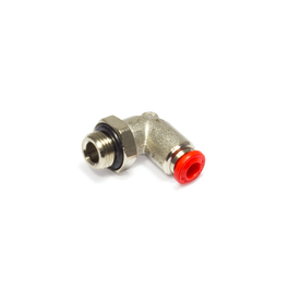 Conector rapido en codo para tubo 4mm y rosca 8 Mancraft