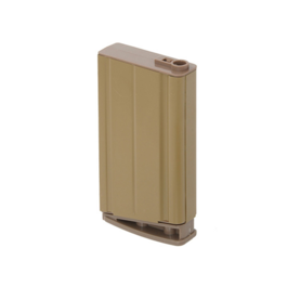 Cargador Mid-cap para SR25 y SCAR-H 70bbs Double Bell - Tan