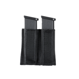 Inserto con Velcro para 2 Cargadores de Pistola - Negro
