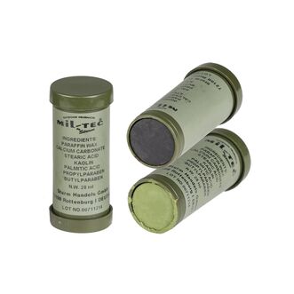 Pintura facial bicolor Mil-Tec - Verde y Negro