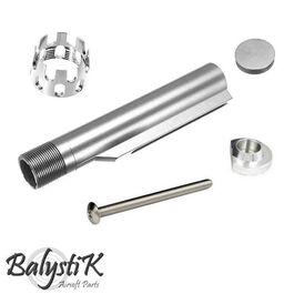 Tubo de culata con Ported Nut para M4 AEG Balystik - Plata