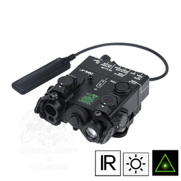 DBAL-A2 Laser IR mas Verde y linterna Aluminio WADSN - Negro