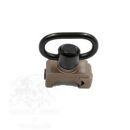 Engache de correa QD para Rail  D. Defense - WADSN - Dark Earth