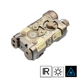 NGAL L3 Laser Azul mas Laser IR y linterna con Strobo Aluminio WADSN - Dark Earth