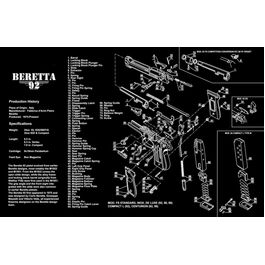 Tapete de Mecanica Pequeño - Beretta M92