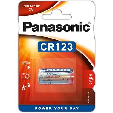 Pila CR123A 3V 1600 mAh Panasonic