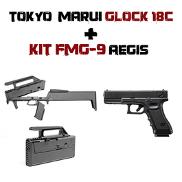 PACK FMG-9 Aegis Con Glock 18C de Tokyo Marui