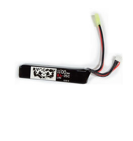 Bateria Lipo 11.1V 1100MAH 25C tubo Raccoon