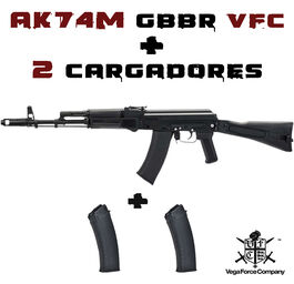 AK74M (AV74M) GBBR Full Steel + 2 Cargadores - VFC