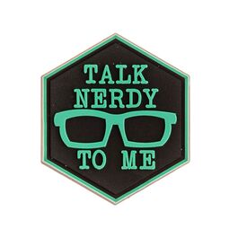 Parche PVC Talk Nerdy to Me Sentinel Gear