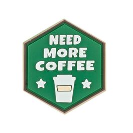 Parche PVC Need More Coffee Sentinel Gear