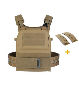 Chaleco Porta Placas FCPC V5 - Ghost Action - Coyote Brown - L