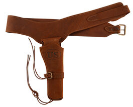 Pistolera de Cuero para Revolver Western US Markings - Historia Trading
