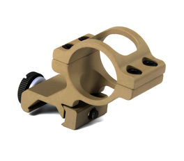 Montura de linterna con Offset para rail RIS - Tan