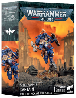 Capitan con Propulsor de Salto y Escudo - Ultramarines - Warhammer Day