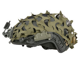 Funda Casco 3D Laser-Cut Camo para Casco Fast 8Fields