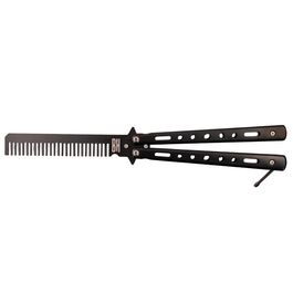 Navaja Mariposa Peine Blood Heritage - Negro