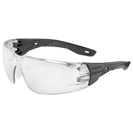 Gafa Rush POS 2.0 con Lente Transparente y Patillas Negras - Bolle