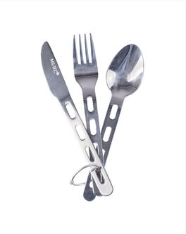 Set de 3 cubiertos Metalicos - Miltec