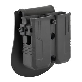 Portacargador doble universal de pistola Dragonpro - Negro