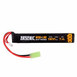 Bateria Lipo 7.4v 1300Mah 25C/50C Stick - Arsenic