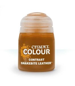 Contrast Snakebite Leather